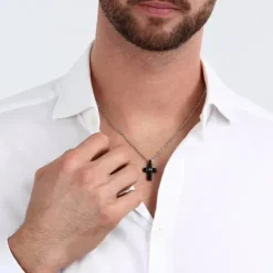 Morellato (Kette mit) Kreuz-Motown Halskette - SALS75