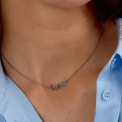 Morellato Halsketten-Passioni Butterfly Heart Halskette - SAUN32