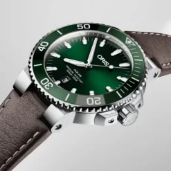 Oris Lederarmband-Aquis Date - 01 733 7730 4157-07 5 24 10EB