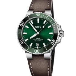 Oris Lederarmband-Aquis Date - 01 733 7732 4157-07 5 21 10FC