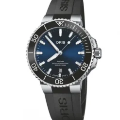 Oris Silikonarmband-Aquis Date - 01 733 7766 4135-07 4 22 64FC