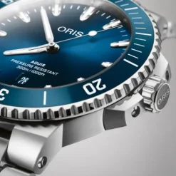 Oris Metallarmband-Aquis Date - 01 733 7789 4135-07 8 23 04PEB