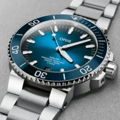 Oris Metallarmband-Aquis Date Calibre 400 - 01 400 7763 4135-07 8 24 09PEB