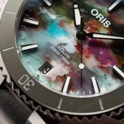 Oris Metallarmband-Aquis Date Upcycle - 01 733 7770 4150-Set