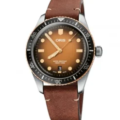 Oris Lederarmband-Divers Sixty-Five - 01 733 7707 4356-07 5 20 45