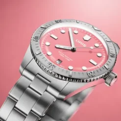 Oris Metallarmband-Divers Sixty-Five Cotton Candy - 01 733 7771 4058-07 8 19 18