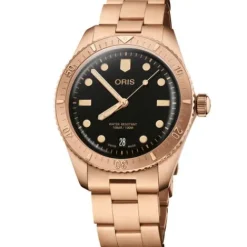 Oris Metallarmband-Divers Sixty-Five Date Sepia - 01 733 7771 3154-07 8 19 15