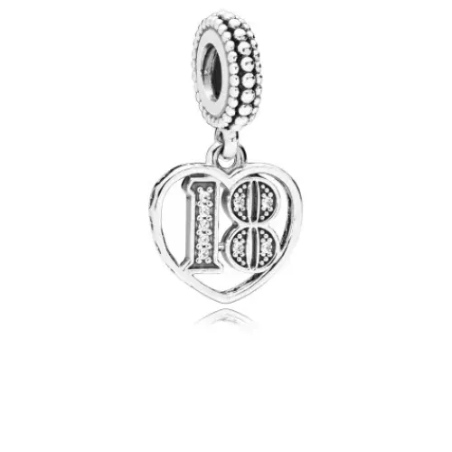 Pandora Charms/Beads-18. Geburtstag Charm - 797262CZ