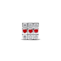 Pandora (Kette mit) Herz-Beweglicher Spielzeugwürfel Charm - 793672C01
