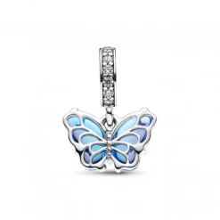 Pandora Charms/Beads-Blauer Murano Glas Schmetterling Charm - 792698C01