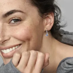 Pandora Ohrringe-Blauer Schmetterling Ohrringe - 290778C01