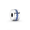 Pandora Charms/Beads-Blaues Funkelndes Clip Charm - 791972C01