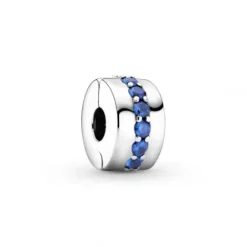Pandora Charms/Beads-Blaues Funkelndes Clip Charm - 791972C01