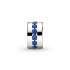 Pandora Charms/Beads-Blaues Funkelndes Clip Charm - 791972C01