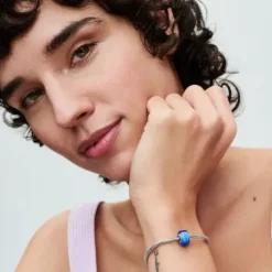 Pandora Charms/Beads-Blaues Murano Glas Mini Charm - 793105C00