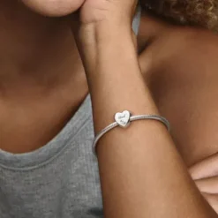Pandora (Kette mit) Herz-Dad-Herz Charm - 796458CZ