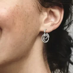 Pandora Ohrringe-Familie Für Immer Verschlungene Creolen - 291156C01