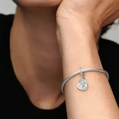 Pandora (Kette mit) Herz-Forever Friends Herz Charm - 791948CZ