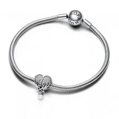 Pandora (Kette mit) Herz-Funkelnde Engelsflügel & Herz Charm - 792980C01