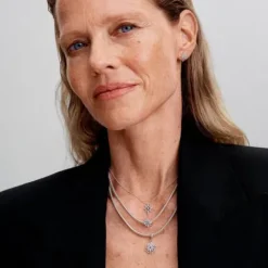 Pandora Ohrringe-Funkelnde Polarstern Ohrringe - 293587C01