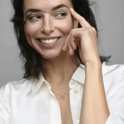 Pandora (Kette mit) Herz-Funkelnde Unendlichkeits Herz Halskette - 392666C01-50