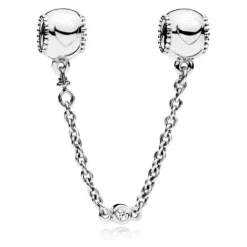 Pandora (Kette mit) Herz-Geprägte Herzen Komfortkette - 796457CZ