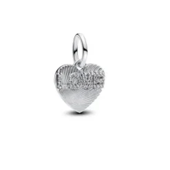 Pandora (Kette mit) Herz-Gravierbarer Love Herz Charm - 793604C01