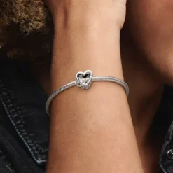 Pandora (Kette mit) Herz-Love You Mum Unendlichkeits Herz Charm - 798825C00