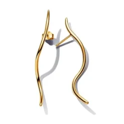 Pandora Ohrringe-Organisch Geformte Draht Ohrringe - 263287C00