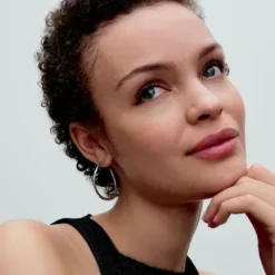 Pandora Ohrringe-Organisch Geformte 42 mm Offene Ohrringe - 293299C00