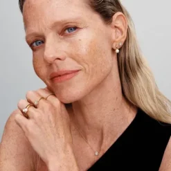 Pandora Ohrringe-Runder Pavé Strahlenkranz Ohrringe - 263019C01