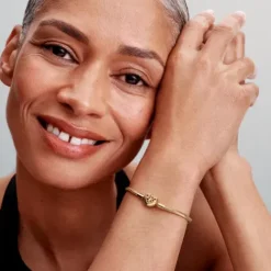 Pandora (Kette mit) Herz-Stammbaum Herzverschluss Schlangen Gliederarmband - 563516C01