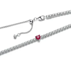 Pandora (Kette mit) Herz-Strahlenkranz Herz Choker - 393549C01-40