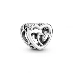 Pandora (Kette mit) Herz-Verschlungene Unendlichkeits Herzen Charm - 790800C00
