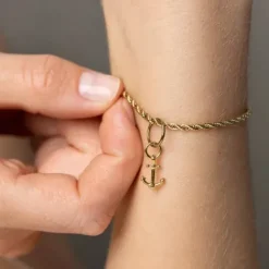 Paul Hewitt Charms/Beads-Anchor Charm Gold - PH-JE-0432