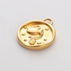 Paul Hewitt Charms/Beads-Aquarius Charm Gold - PH-JE-1213