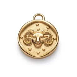 Paul Hewitt Charms/Beads-Aries Charm Gold - PH-JE-1203