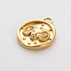 Paul Hewitt Charms/Beads-Aries Charm Gold - PH-JE-1203