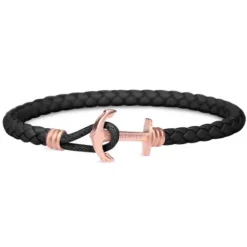Paul Hewitt Armbänder-Armband Phrep Lite Rose Gold Black - PH-PHL-L-R-B