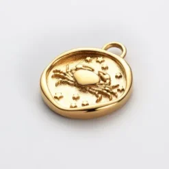 Paul Hewitt Charms/Beads-Cancer Charm Gold - PH-JE-1206