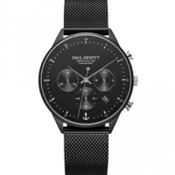 Paul Hewitt Metallarmband-Chrono Schwarz - PH-W-0299