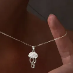 Paul Hewitt Halsketten-Jelly Fish Halskette Pure Silber Sterling - PH-JE-2071