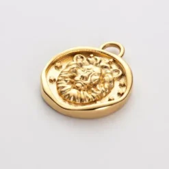 Paul Hewitt Charms/Beads-Leo Charm Gold - PH-JE-1207