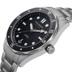 Paul Hewitt Metallarmband-Ocean Diver Silber Schwarz - PH-W-0326
