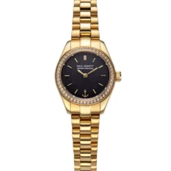 Paul Hewitt Metallarmband-Petit Soleil Round Gold Schwarz - PH-W-1179