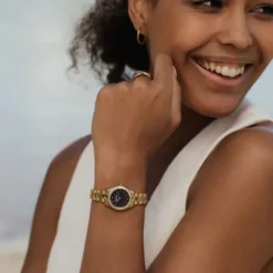 Paul Hewitt Metallarmband-Petit Soleil Round Gold Schwarz - PH-W-1179