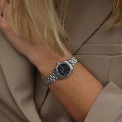 Paul Hewitt Metallarmband-Petit Soleil Round Silber Schwarz - PH-W-1183