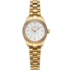 Paul Hewitt Metallarmband-Petit Soleil Round Gold Weiss - PH-W-1178