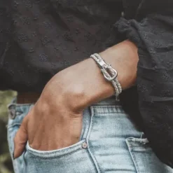 Paul Hewitt Armbänder-Phinity Shackle Bracelet Stainless Steel Grey - PH-FSH-L-S-GR