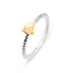 Paul Hewitt Ringe-Ring Anchor Love Gold Silver - PH-FR-HRO-SG